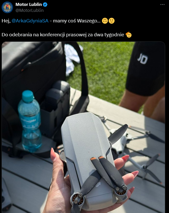 Oto co znaleziono podczas sparingu Motoru Lublin xD